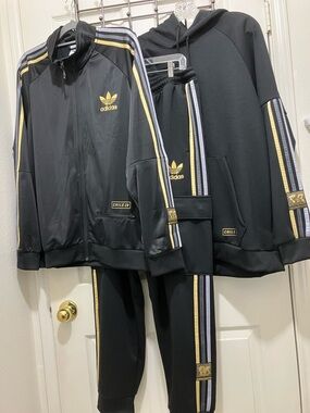 Adidas Chile 20 Tracksuit sweatsuit warmup exercise suit 3 piece